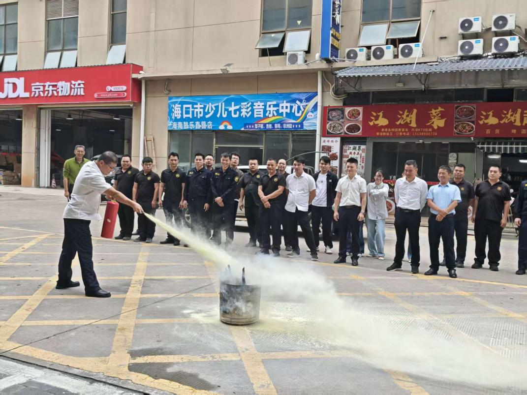 強化安全意識     錘煉應急本領(lǐng)—中金鷹（海南）押運護衛(wèi)有限公司開展消防應急疏散演練